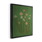 Wild Daisy Flowers 5 Framed Canvas Print Gallery Image 2