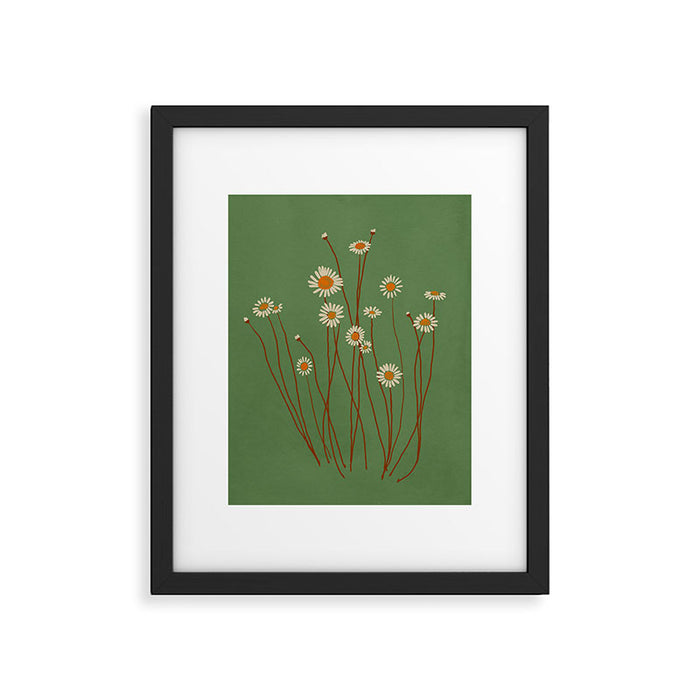 Wild Daisy Flowers 5 Framed Art Print Gallery Image 1