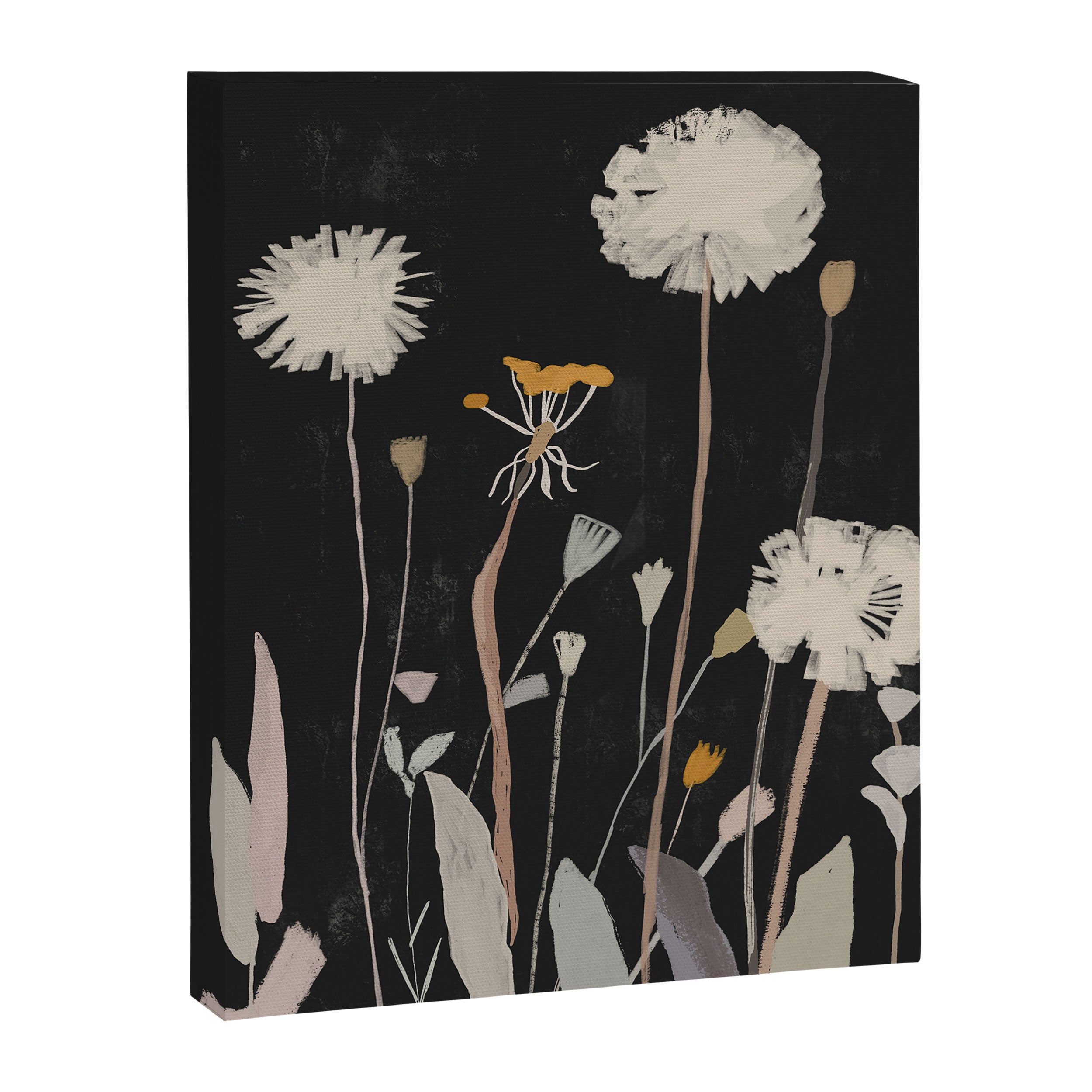 Wildflowers and Dandelions Canvas Print Gallery Image 6