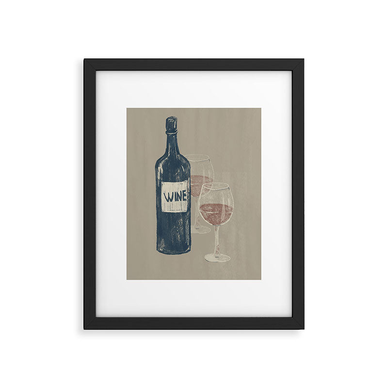 Wine 3 Framed Art Print Gallery Image 4