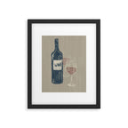 Wine 3 Framed Art Print Gallery Image 4