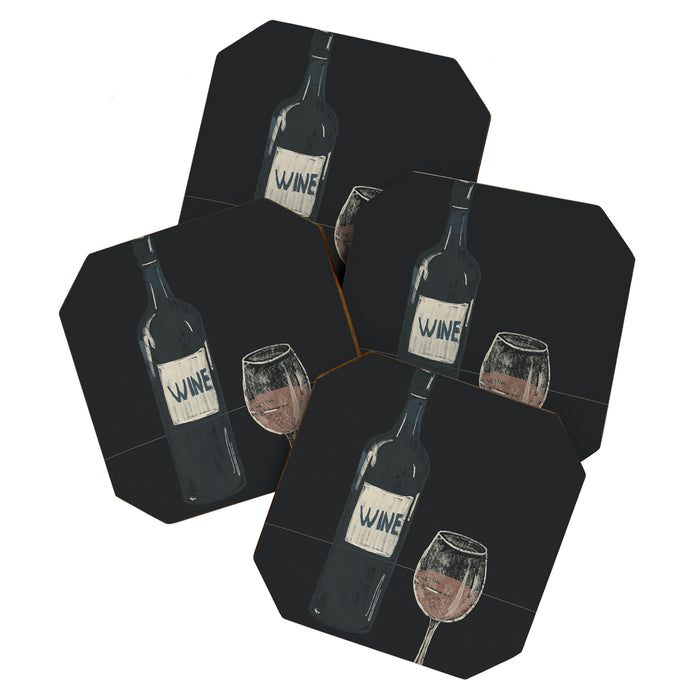 Wine 7 Coaster Gallery Image 1
