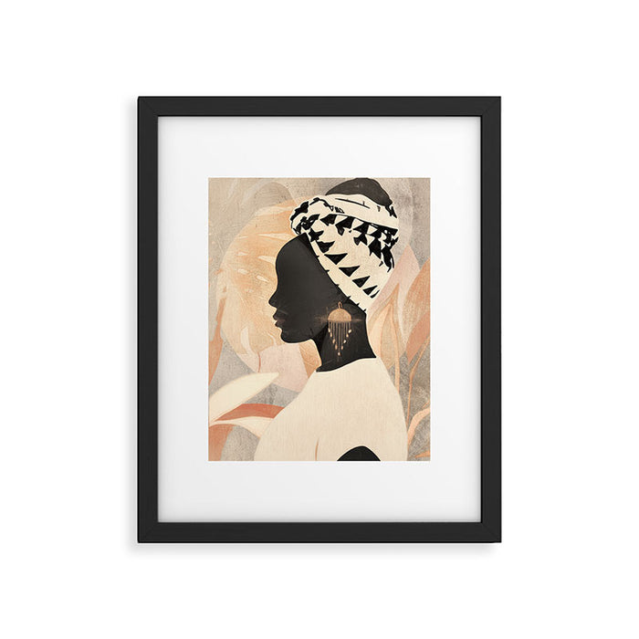 Woman with Turban Framed Art Print Gallery Image 1