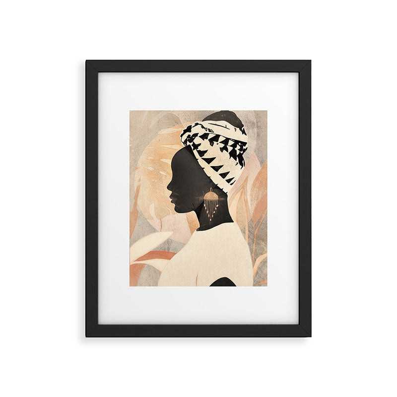 Woman with Turban Framed Art Print Gallery Image 5