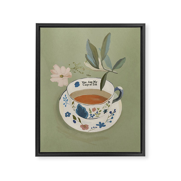 You are My Cup of Tea 2 Framed Canvas Print Gallery Image 1