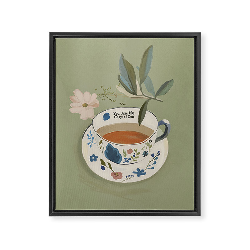 You are My Cup of Tea 2 Framed Canvas Print Gallery Image 8