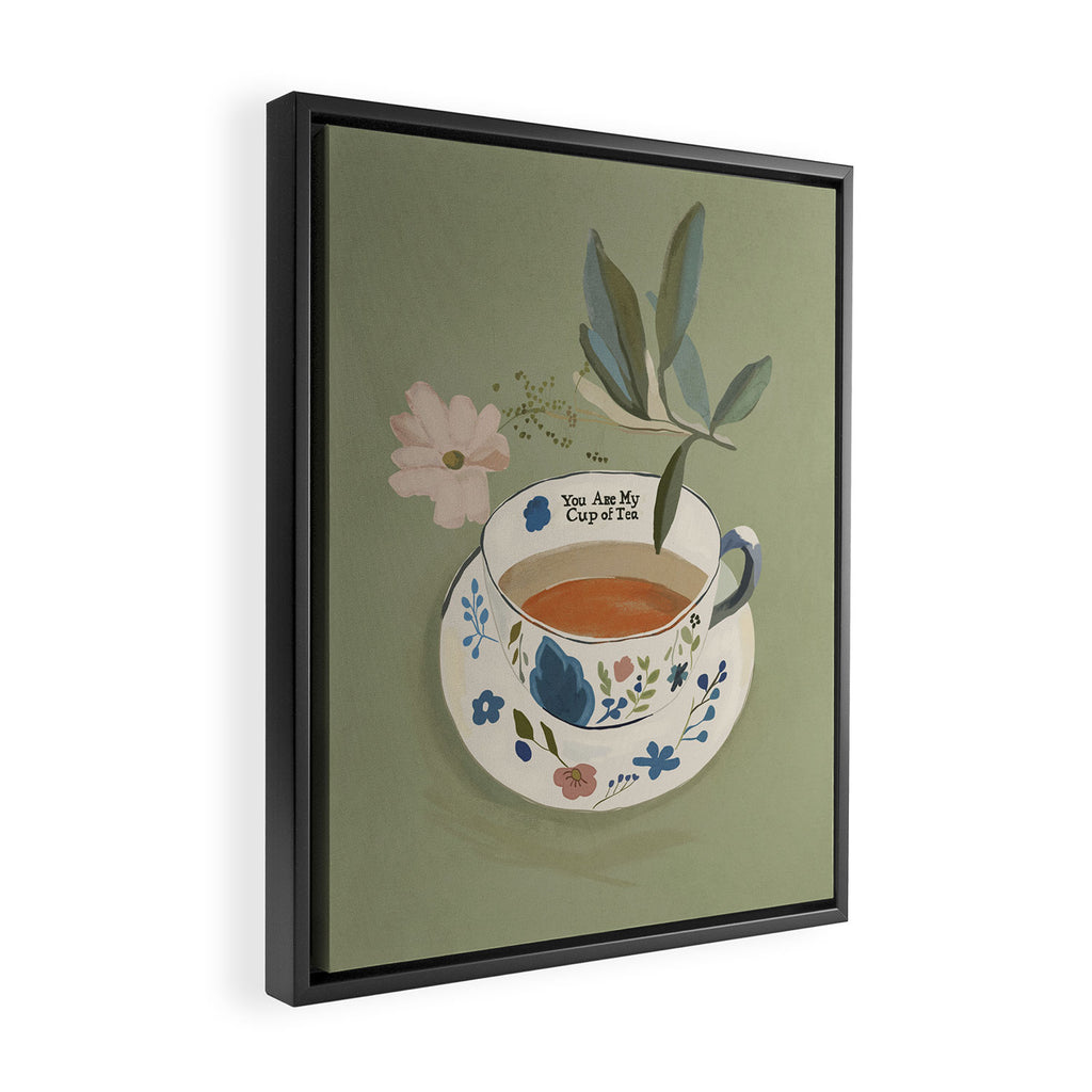 You are My Cup of Tea 2 Framed Canvas Print Gallery Image 2
