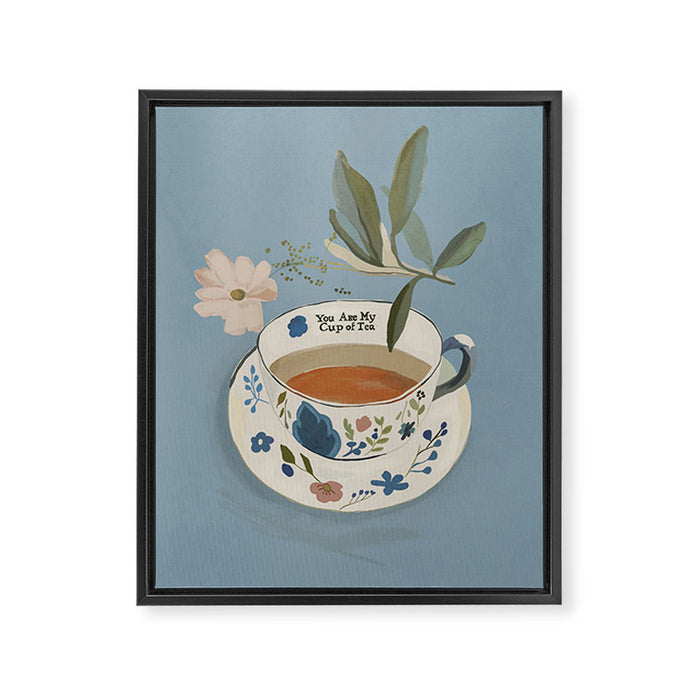 You are My Cup of Tea 3 Framed Canvas Print Gallery Image 1
