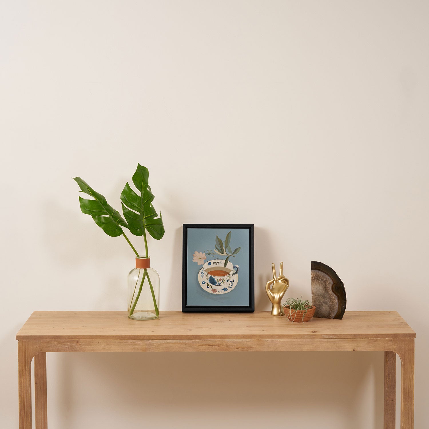 You are My Cup of Tea 3 Framed Canvas Print Gallery Image 4