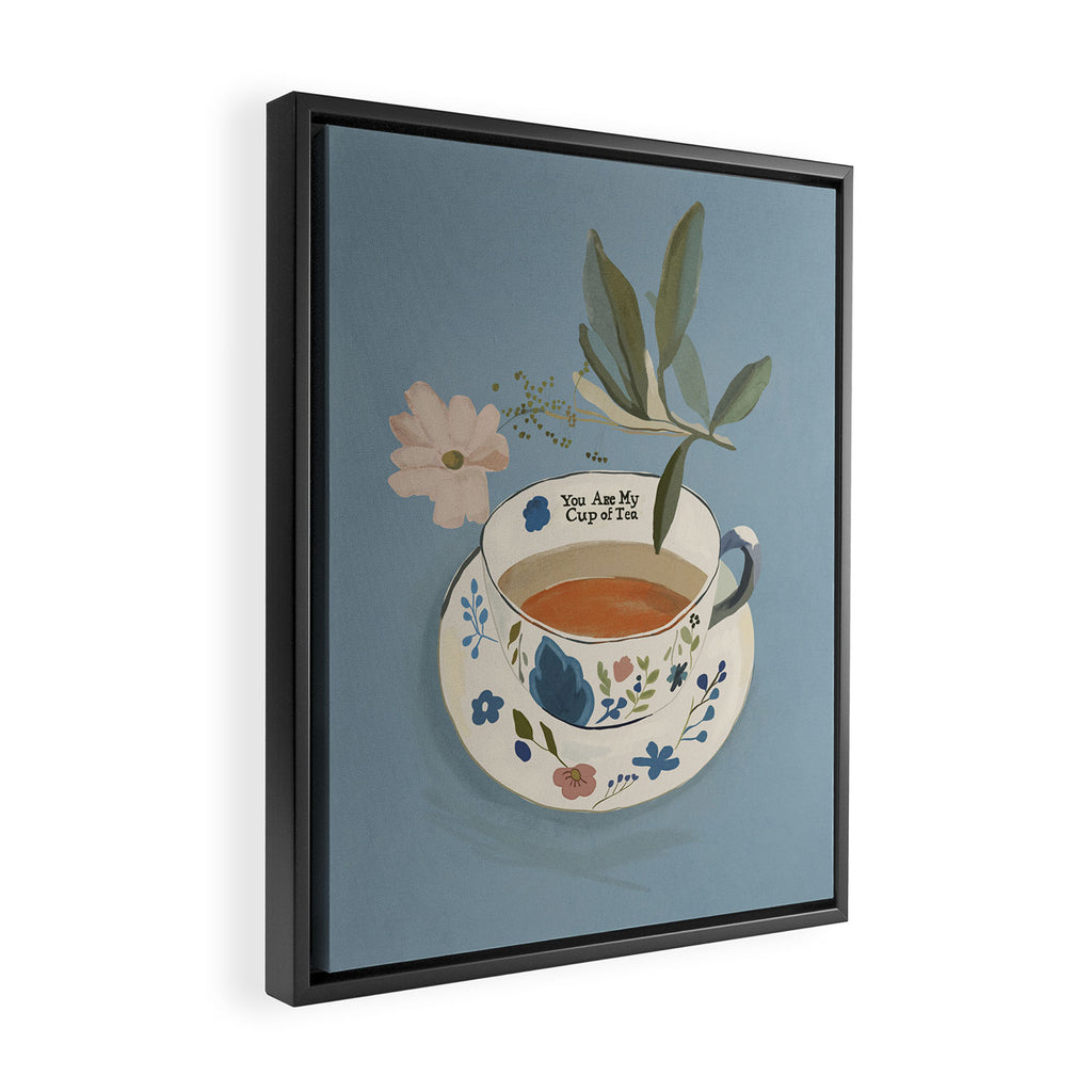 You are My Cup of Tea 3 Framed Canvas Print Gallery Image 2