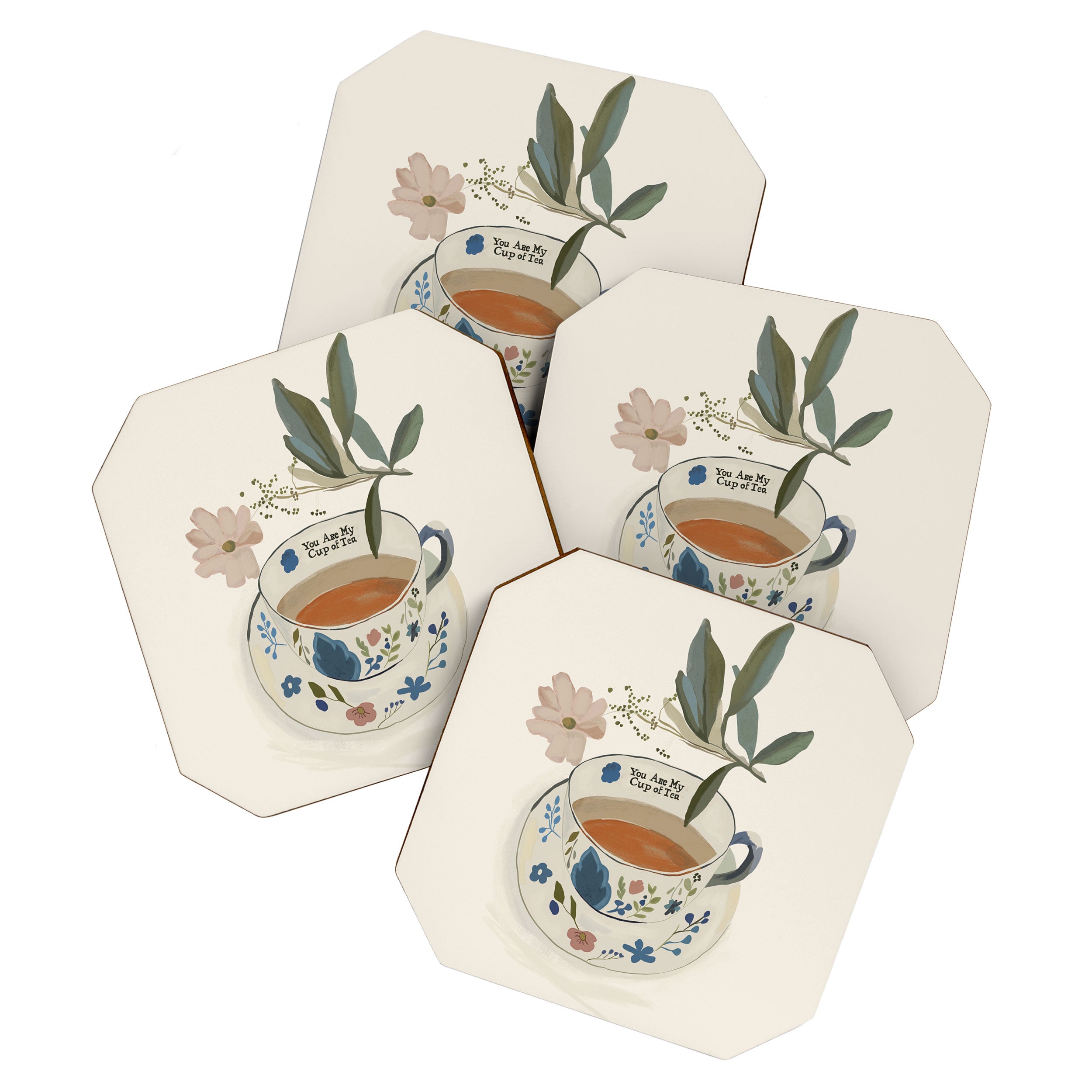 You are My Cup of Tea 4 Coaster Gallery Image 1