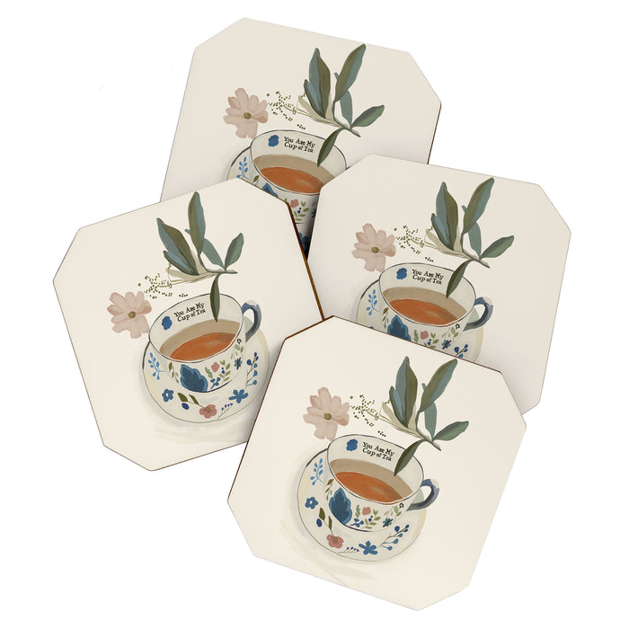 You are My Cup of Tea 4 Coaster Gallery Image 1