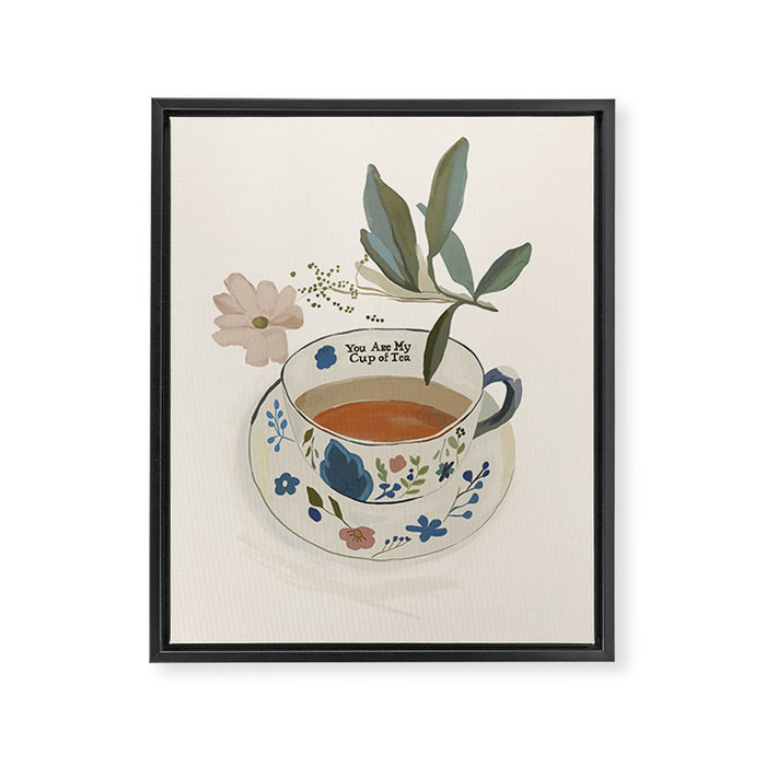 You are My Cup of Tea 4 Framed Canvas Print Gallery Image 1