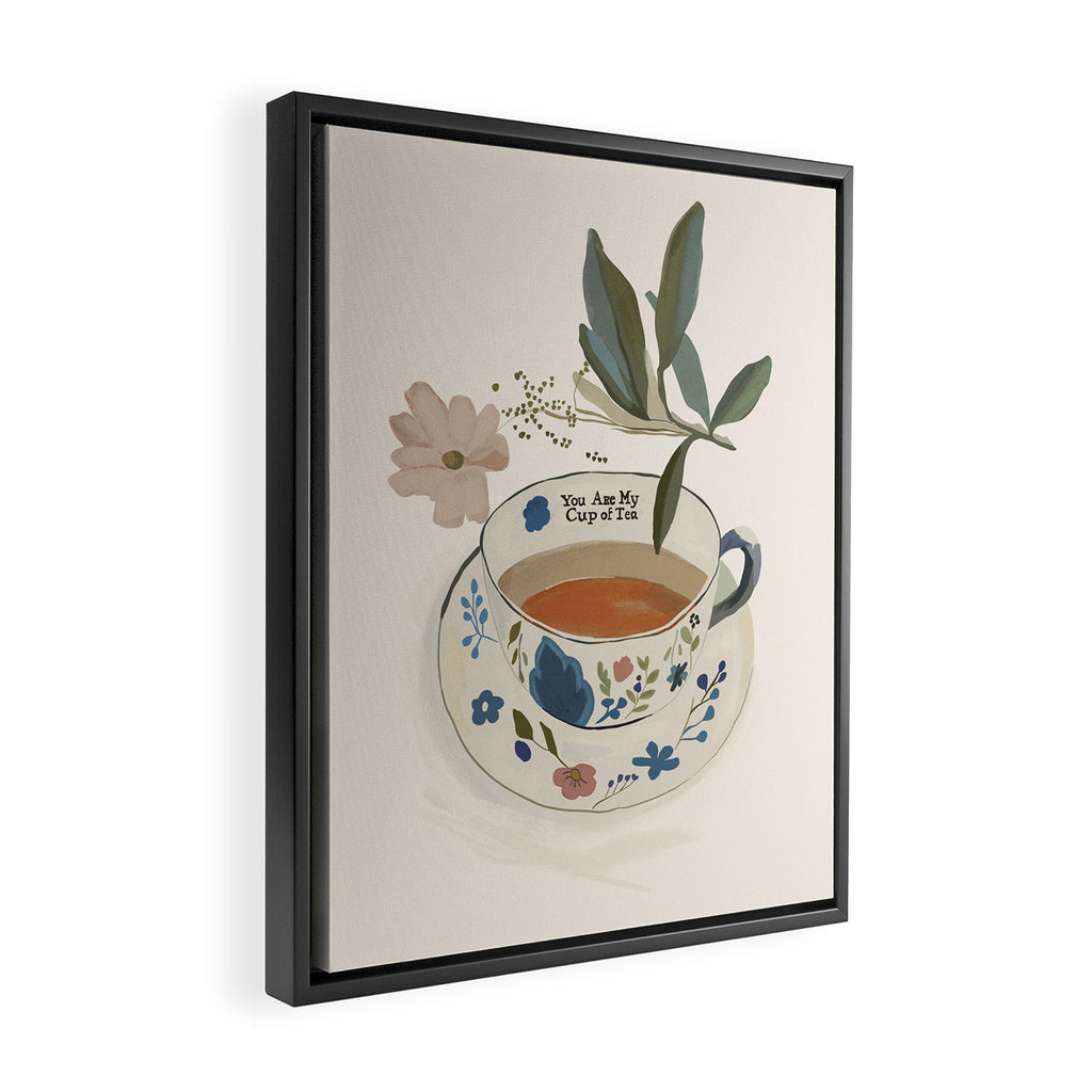 You are My Cup of Tea 4 Framed Canvas Print Gallery Image 2