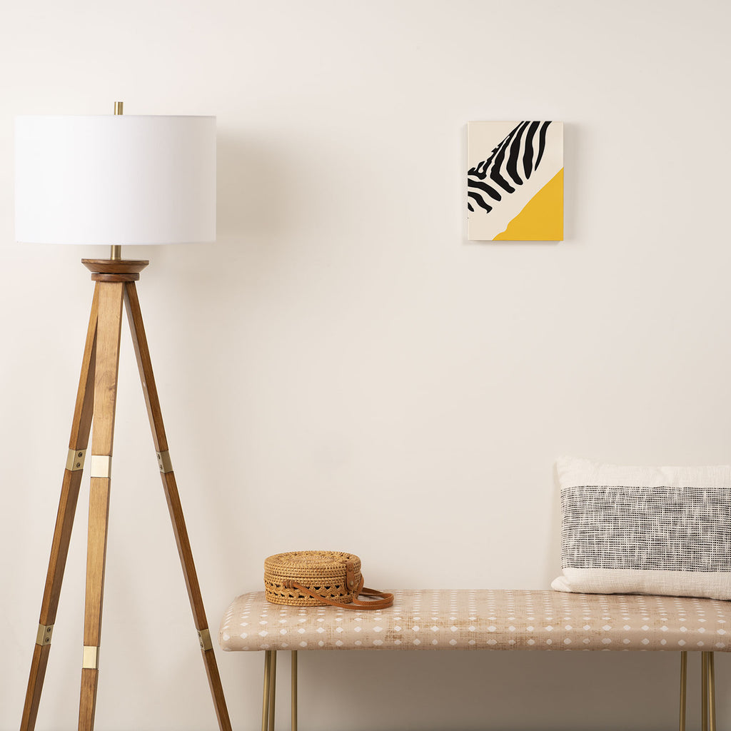 Zebra Abstract Canvas Print Gallery Image 2