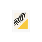 Zebra Abstract Art Print Gallery Image 1