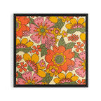 Spring in Retro Framed Canvas Print Gallery Image 3