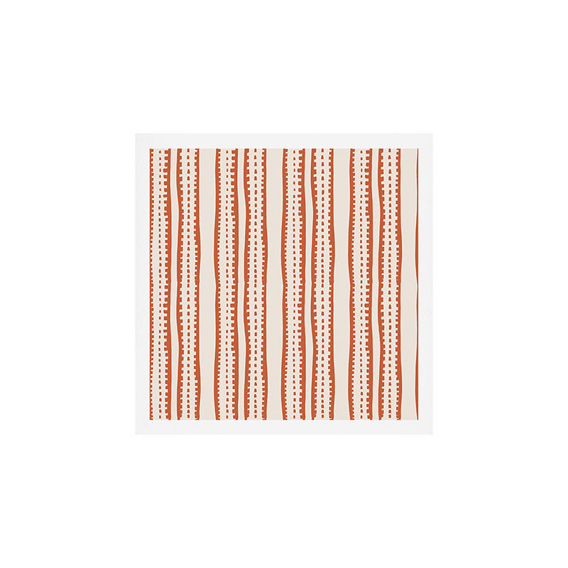 Tiger Batik Stripe Art Print Gallery Image 1