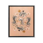 Tiger Garden Framed Canvas Print Gallery Image 6