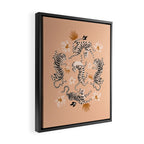 Tiger Garden Framed Canvas Print Gallery Image 2