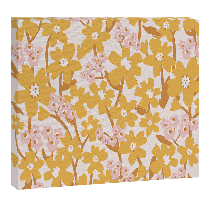 Wildflowers in Turmeric Canvas Print Gallery Image 1