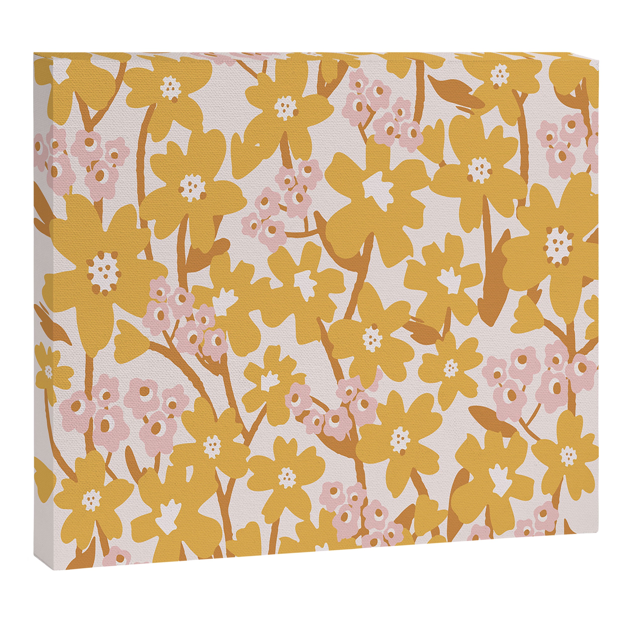 Wildflowers in Turmeric Canvas Print Gallery Image 6