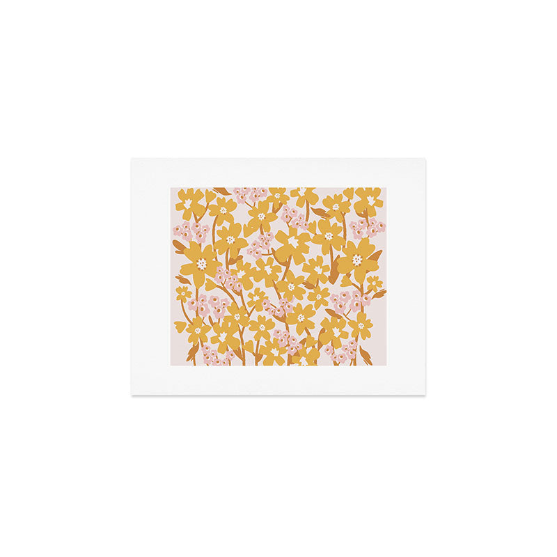 Wildflowers in Turmeric Art Print Gallery Image 1