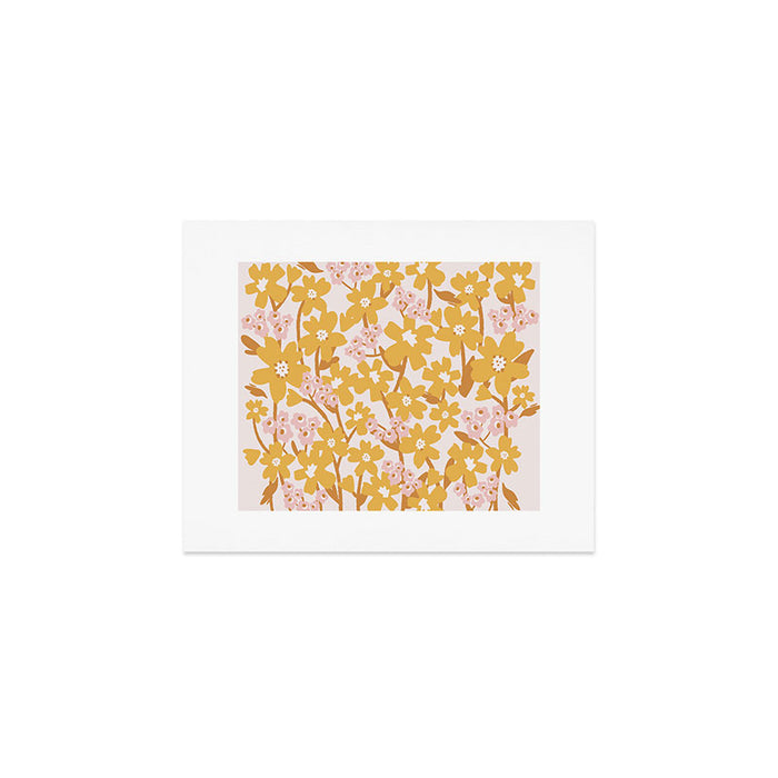 Wildflowers in Turmeric Art Print Gallery Image 1