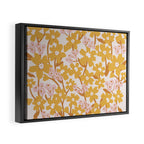 Wildflowers in Turmeric Framed Canvas Print Gallery Image 2