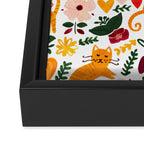 Valentine Cats Framed Canvas Print Gallery Image 3