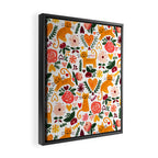 Valentine Cats Framed Canvas Print Gallery Image 2