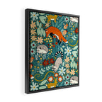 Woodland Pattern Framed Canvas Print Gallery Image 2