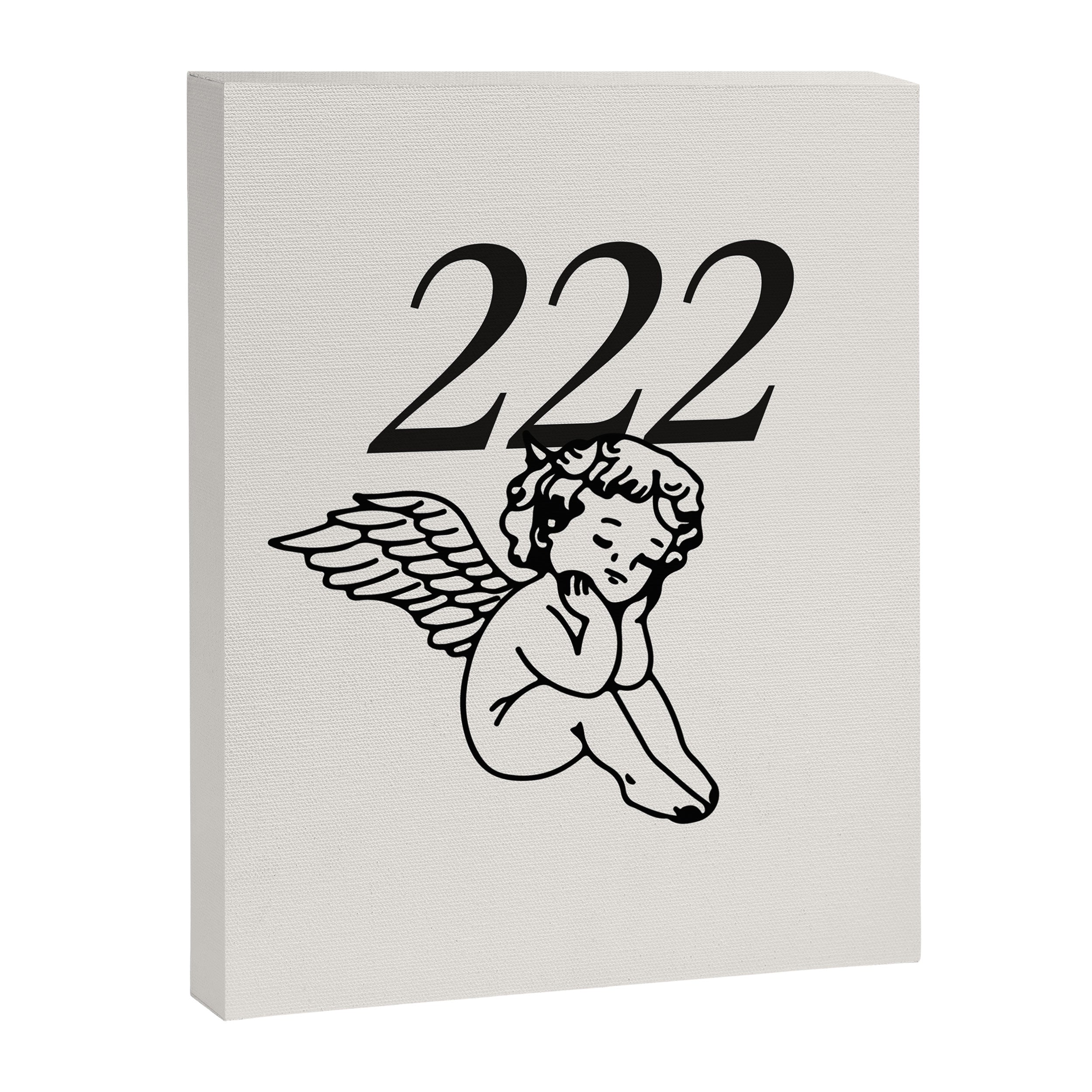 222 Angel Number Poster Canvas Print Gallery Image 6