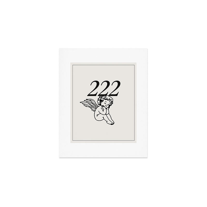222 Angel Number Poster Art Print Gallery Image 1