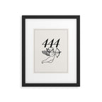 Angel Number 444 Framed Art Print Gallery Image 5