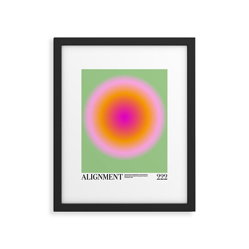 Angel Numbers: Alignment Framed Art Print Gallery Image 5