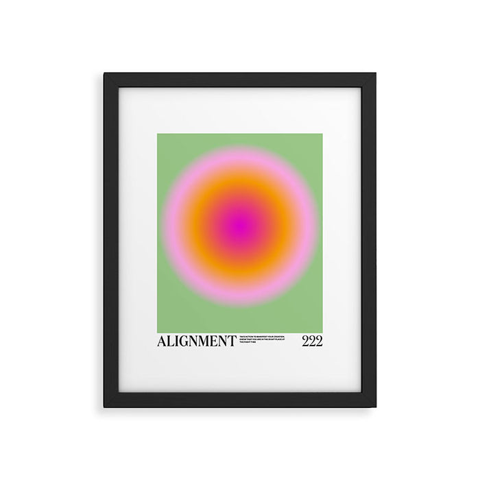 Angel Numbers: Alignment Framed Art Print Gallery Image 1