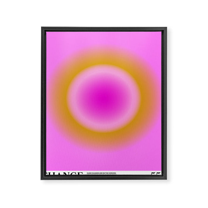 Angel Numbers: Change Framed Canvas Print Gallery Image 1
