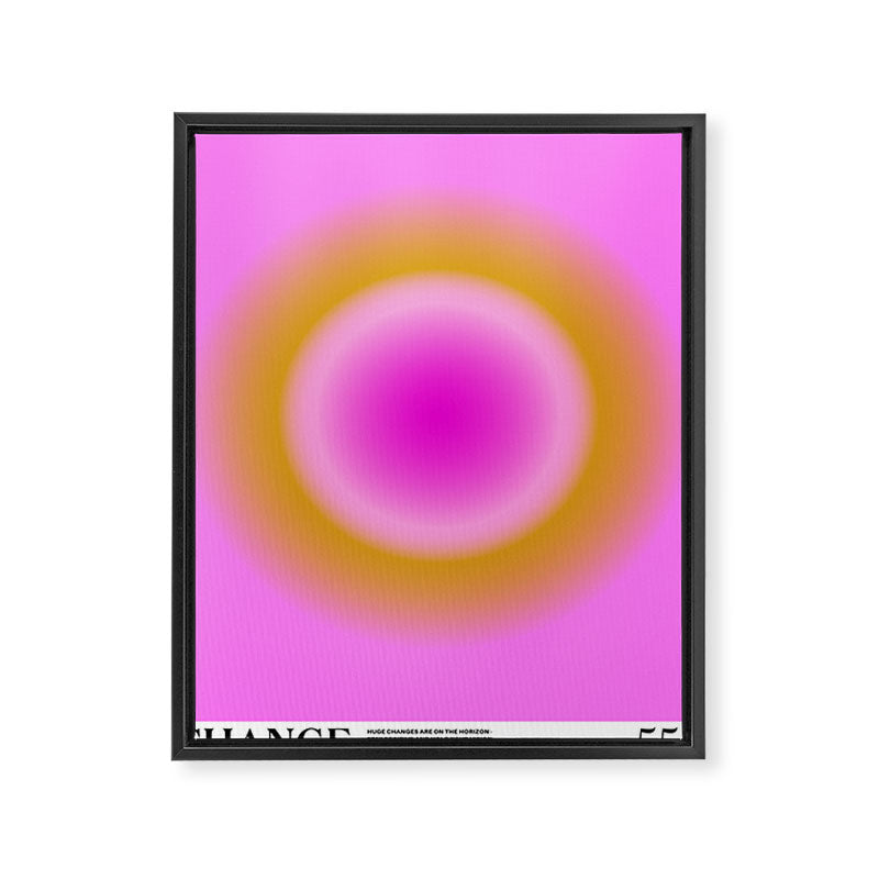 Angel Numbers: Change Framed Canvas Print Gallery Image 6