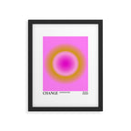 Angel Numbers: Change Framed Art Print Gallery Image 5