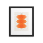 As Above So Below Orange Framed Art Print Gallery Image 4