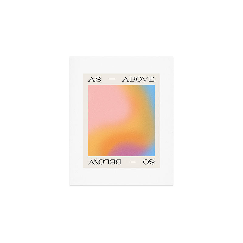 As Above So Below Print Art Print Gallery Image 1