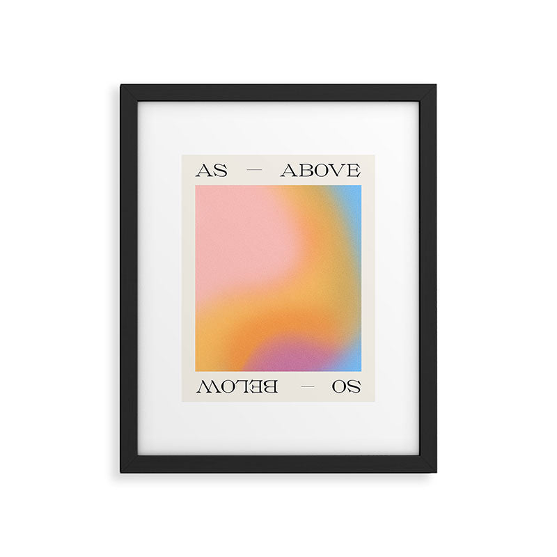 As Above So Below Print Framed Art Print Gallery Image 5