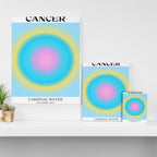 Cancer Gradient Print Canvas Print Gallery Image 3