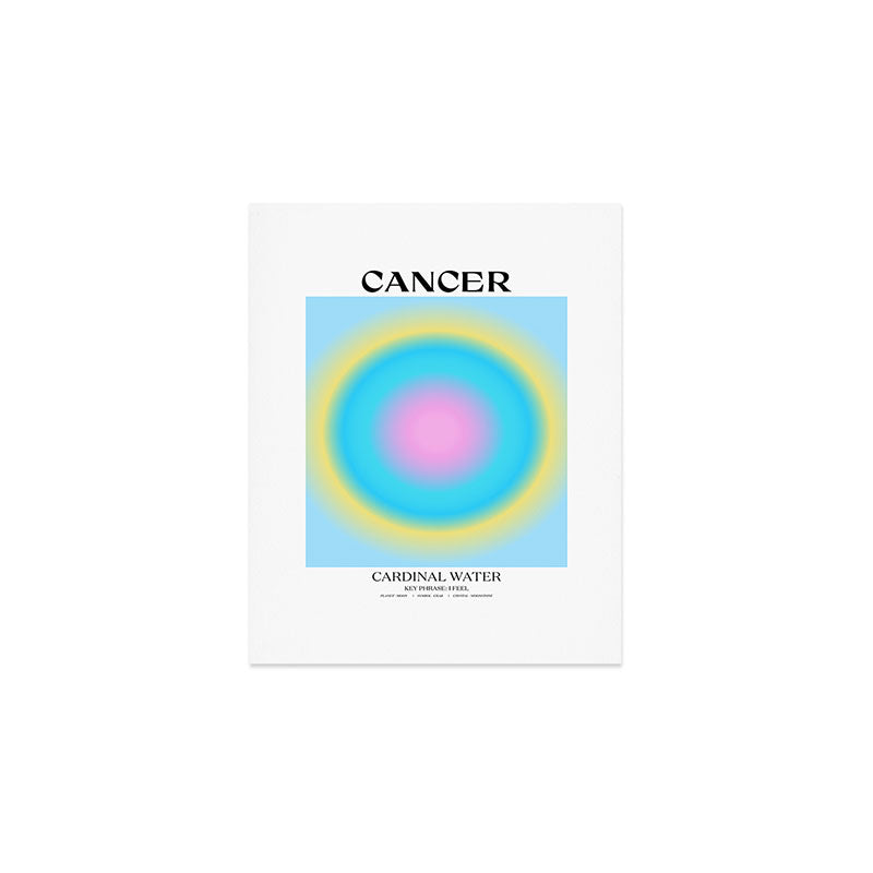 Cancer Gradient Print Art Print Gallery Image 1