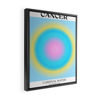 Cancer Gradient Print Framed Canvas Print Gallery Image 2