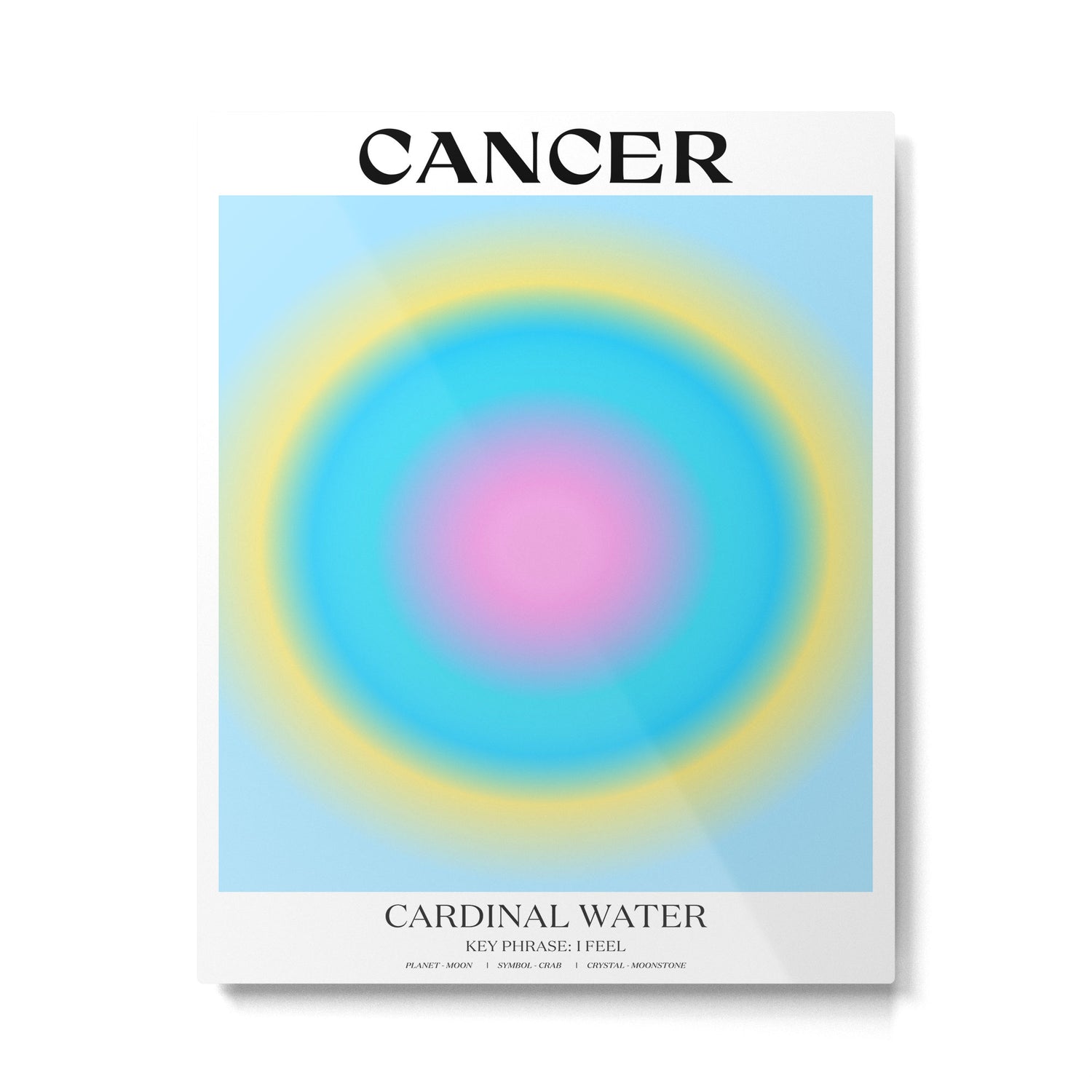 Cancer Gradient Print Metal Print Gallery Image 4