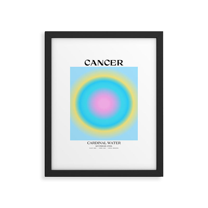 Cancer Gradient Print Framed Art Print Gallery Image 5
