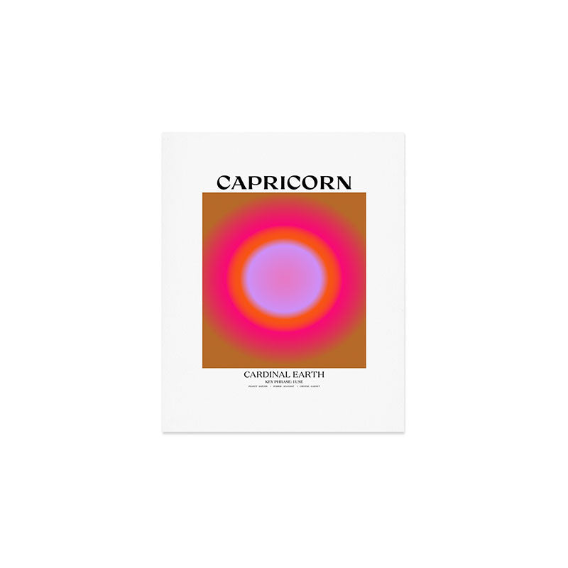 Capricorn Gradient Print Art Print Gallery Image 1