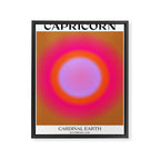 Capricorn Gradient Print Framed Canvas Print Gallery Image 6